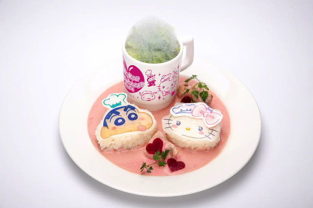 蜡笔小新×凯蒂猫将举办联动咖啡厅插图icecomic动漫-云之彼端,约定的地方(´･ᴗ･`)1