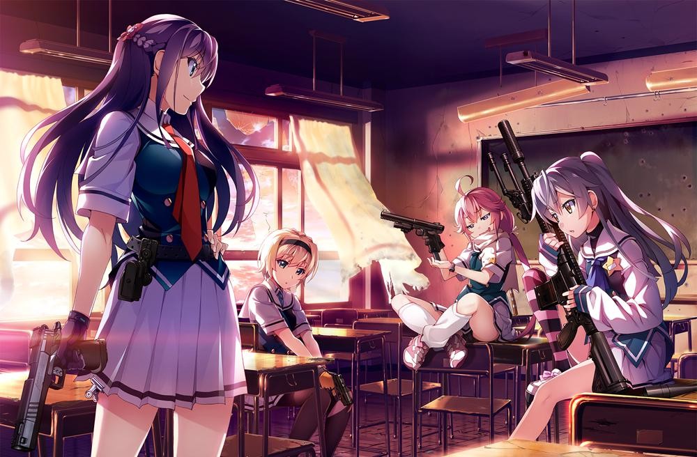 【喵萌奶茶屋】[灰色：幻影扳机 / グリザイア：ファントムトリガー THE ANIMATION / Grisaia: Phantom Trigger][BDRip][01-02][1080p][简体][招募翻译校对]插图icecomic动漫