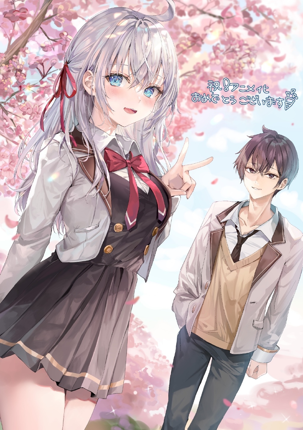 轻小说《不时轻声地以俄语遮羞的邻座艾莉同学》宣布TV动画化＆小说分享插图icecomic动漫1
